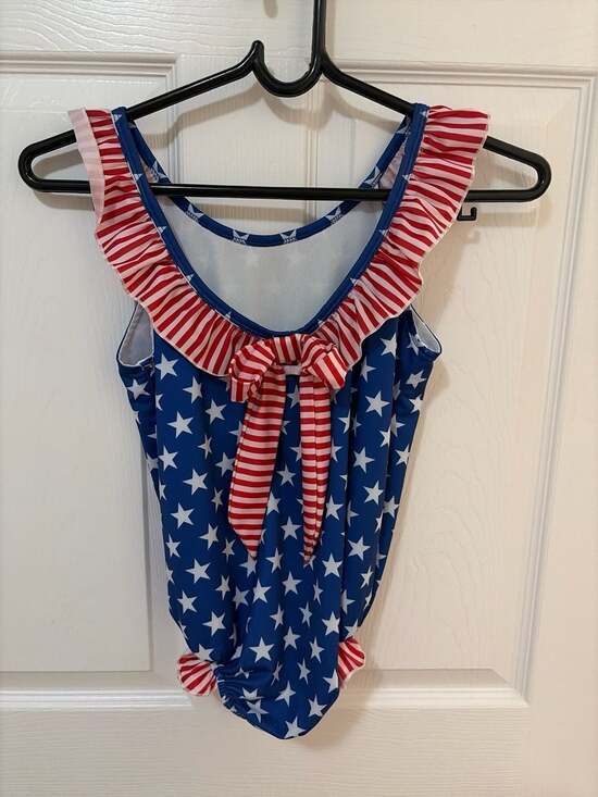 Little J's Children's Boutique Girls 4th of July bathing suit - Picture 4 of 4